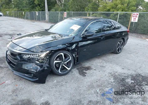 2021 Honda Accord Sport 2.0T from USA, damaged, VIN 1HGCV2F30MA018883